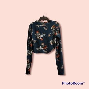Floral crop top